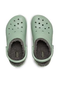 Crocs Klapki Classic Lined Clog 203591 Zielony. Kolor: zielony