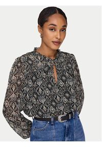 only - ONLY Bluzka Ditsy 15229700 Czarny Regular Fit. Kolor: czarny. Materiał: syntetyk #4