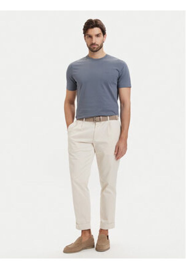 BOSS T-Shirt Thompson 01 50468347 Niebieski Regular Fit. Kolor: niebieski. Materiał: bawełna