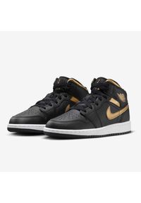 Buty Sportowe Męskie Nike Air Jordan 1 Mid. Kolor: czarny