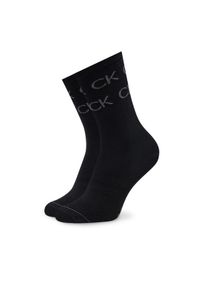 Calvin Klein Skarpety wysokie damskie 701224119 Czarny. Kolor: czarny. Materiał: materiał #1