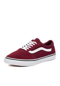 Vans Tenisówki C-MADDIE VN000E8X4QU Bordowy. Kolor: czerwony. Materiał: zamsz, skóra #7