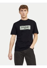 Jack & Jones - Jack&Jones T-Shirt Lafayette 12250436 Czarny Relaxed Fit. Kolor: czarny. Materiał: bawełna #1