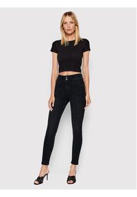 Guess Bluzka W2YR42 Z2U00 Czarny Slim Fit. Kolor: czarny. Materiał: syntetyk #4