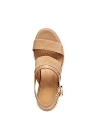 Geox Sandały D Gardenia D65HBA 021BC C5000 Beżowy. Kolor: beżowy. Materiał: zamsz, skóra #5