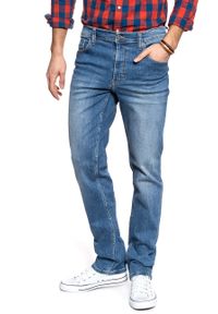 Mustang - SPODNIE MĘSKIE MUSTANG Washington DENIM BLUE 1009083 5000 411 #4