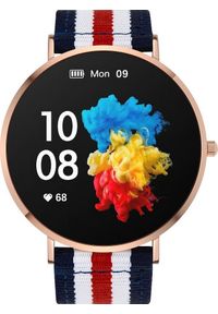 GARETT - Smartwatch Garett Smartwatch Garett Verona gold marina [H]. Rodzaj zegarka: smartwatch #1