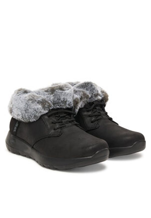 skechers - Skechers Trzewiki On-The-Go Joy 144803/BKGY Czarny. Kolor: czarny. Materiał: materiał