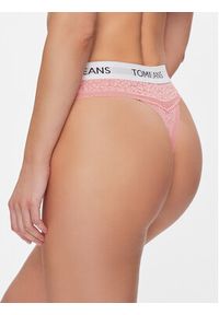 Tommy Jeans Stringi UW0UW05159 Różowy. Kolor: różowy. Materiał: syntetyk