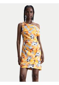 Desigual Sukienka letnia Sol 26SWVW50 Żółty Slim Fit. Kolor: żółty. Materiał: wiskoza. Sezon: lato #1