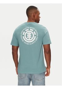 Element T-Shirt ELYZT00490 Zielony Regular Fit. Kolor: zielony. Materiał: bawełna