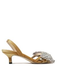 Custommade Sandały Ambla Crystal Bow 999620025 Brązowy. Kolor: brązowy. Materiał: materiał #1