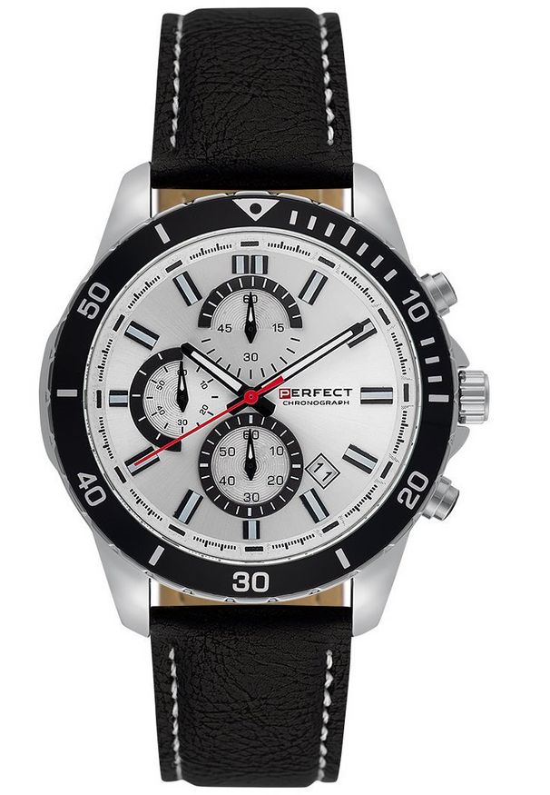 Zegarek Perfect W502CH-01 męski chronograf 46 mm .