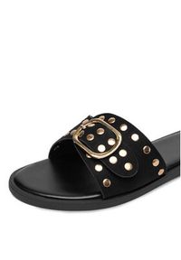 DeeZee Klapki CEO-LB-F9963-YLD Czarny. Kolor: czarny. Materiał: materiał #3