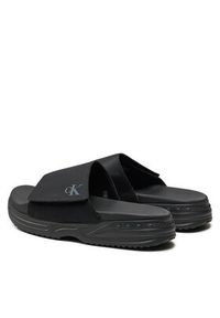 Calvin Klein Jeans Klapki Chunky Comf Slide YM0YM01017 Czarny. Kolor: czarny. Materiał: materiał #3