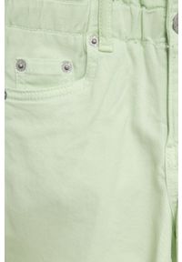 Tom Tailor szorty dziecięce kolor zielony gładkie regulowana talia. Okazja: na co dzień. Kolor: zielony. Materiał: tkanina, bawełna. Wzór: gładki. Styl: casual