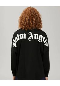 PALM ANGELS - Czarna bluza z logo na plecach. Kolor: czarny. Materiał: bawełna. Styl: klasyczny #2