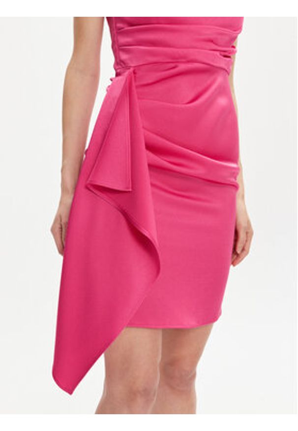 Marella Sukienka koktajlowa Tunisi 2413221262 Różowy Slim Fit. Kolor: różowy. Materiał: syntetyk. Styl: wizytowy