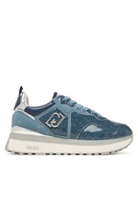 Liu Jo Sneakersy Maxi Wonder BF5009 PX767 Granatowy. Kolor: niebieski. Materiał: materiał