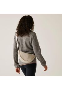 Regatta - Polar damski rozsuwany Newhill. Kolor: beżowy. Materiał: polar. Wzór: melanż. Sport: turystyka piesza #2