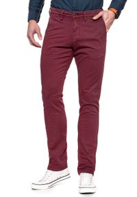 Mustang - MUSTANG SPODNIE MĘSKIE Classic Chino CHOCOLATE TRUFFLE 1006674 7140. Materiał: materiał