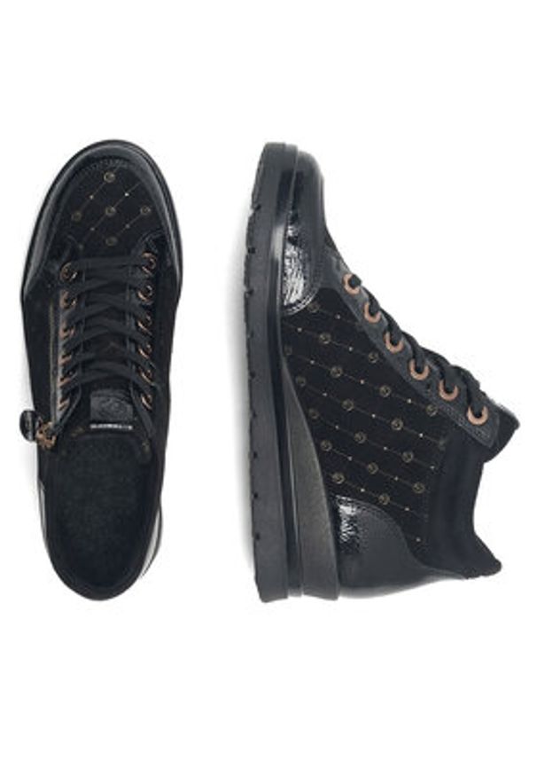 Remonte Sneakersy R0773-04 Czarny. Kolor: czarny. Materiał: skóra