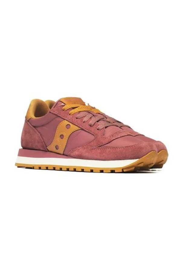 Buty do chodzenia damskie Saucony Jazz Original. Kolor: różowy. Materiał: skóra. Szerokość cholewki: normalna. Sport: turystyka piesza