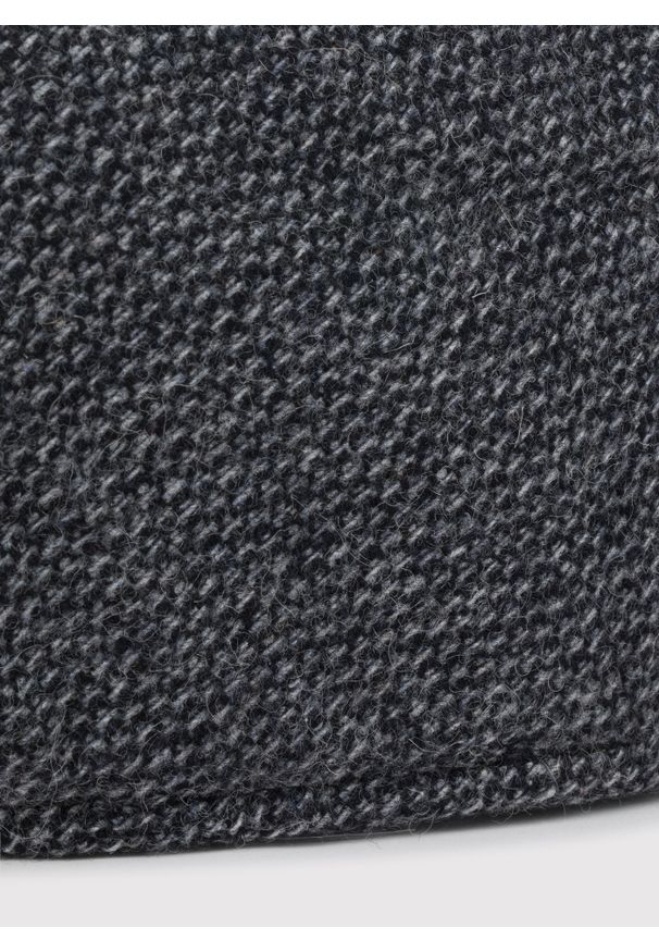 Pako Lorente - PAKO LORENTE – Grafitowy kaszkiet męski. Kolor: szary. Materiał: poliester, wełna. Sezon: zima. Styl: elegancki