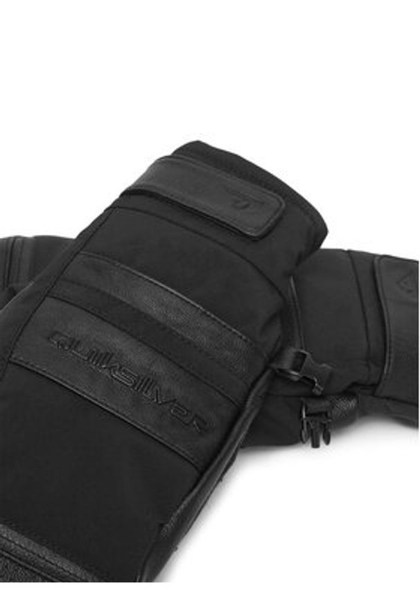 Quiksilver Rękawice narciarskie Squad EQYHN03197 Czarny. Kolor: czarny. Materiał: skóra. Sport: narciarstwo