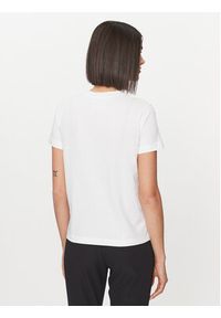 Versace Jeans Couture T-Shirt 75HAHT16 Biały Regular Fit. Kolor: biały. Materiał: bawełna