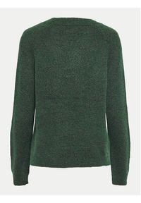 Pieces Sweter Juliana 17126277 Zielony Regular Fit. Kolor: zielony. Materiał: syntetyk