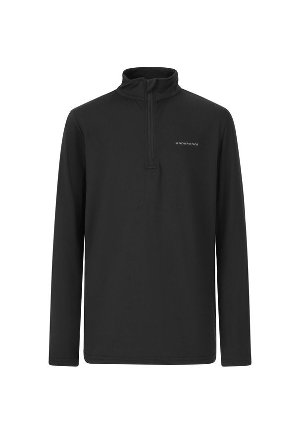 ENDURANCE - Polar dla dzieci Endurance Ailan. Kolor: czarny. Materiał: polar. Długość rękawa: długi rękaw. Styl: młodzieżowy