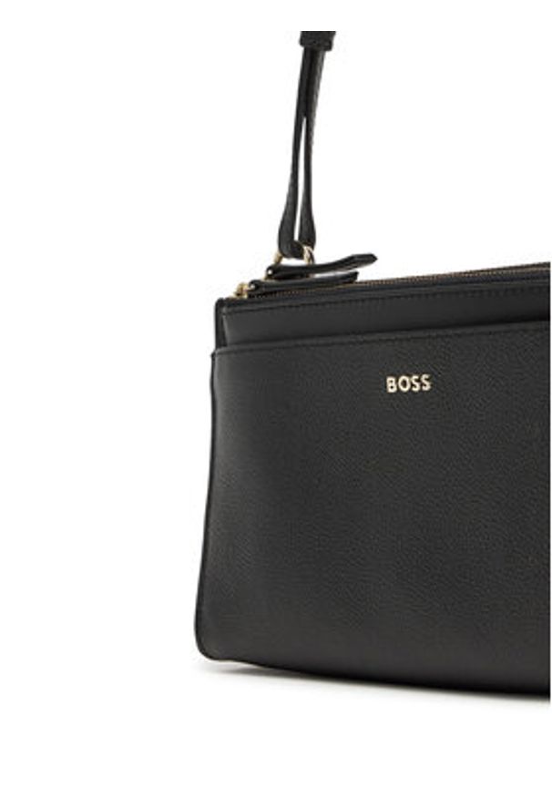 BOSS Torebka Alyce 50541756 Czarny. Kolor: czarny. Materiał: skórzane