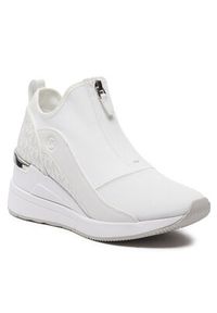 MICHAEL Michael Kors Sneakersy Spencer Wedge Trainer Biały. Kolor: biały. Materiał: skóra #4