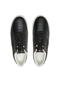 TOMMY HILFIGER - Tommy Hilfiger Sneakersy Platform Monogram Sneaker FW0FW08121 Czarny. Kolor: czarny. Materiał: skóra. Obcas: na platformie #4