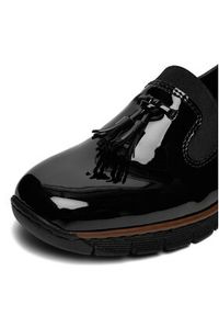 Rieker Półbuty 53751-00 Czarny. Kolor: czarny. Materiał: materiał #5