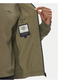 Aeronautica Militare Kurtka softshell 251AF499F559 Khaki Regular Fit. Kolor: brązowy. Materiał: syntetyk
