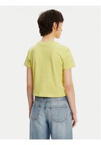 Calvin Klein Jeans T-Shirt Monologo J20J223113 Żółty Slim Fit. Kolor: żółty. Materiał: bawełna #5
