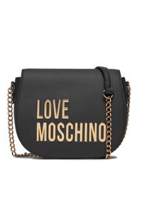 Love Moschino - LOVE MOSCHINO Torebka JC4194PP1IKD0000 Czarny. Kolor: czarny. Materiał: skórzane