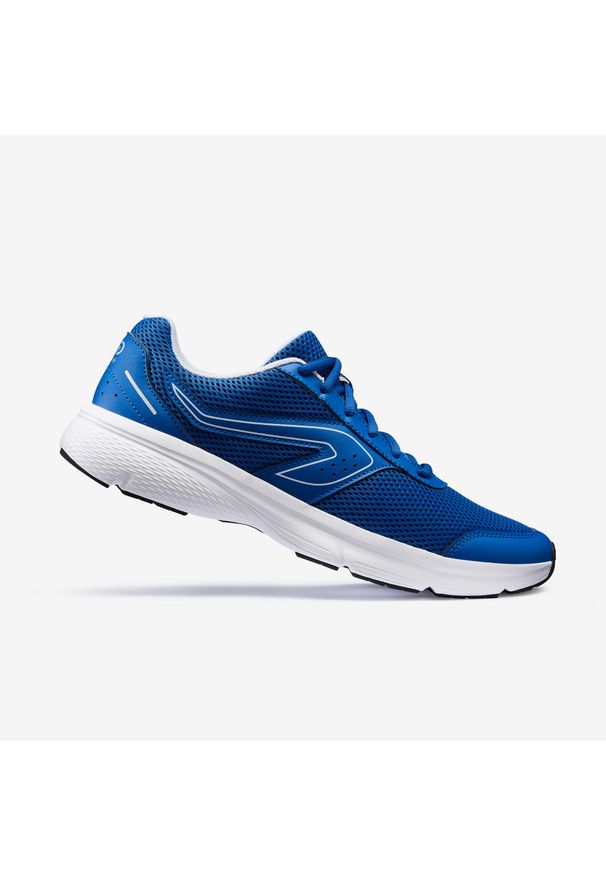 KALENJI - Buty do biegania męskie Kalenji Run Cushion. Kolor: niebieski. Materiał: kauczuk. Sport: bieganie