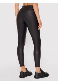 DKNY Sport Legginsy DP0P2096 Czarny Slim Fit. Kolor: czarny. Materiał: syntetyk. Styl: sportowy