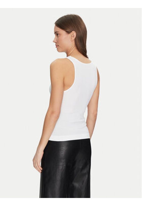 Guess Top W5GP57 KCV52 Biały Regular Fit. Kolor: biały. Materiał: syntetyk