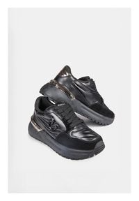 Pinko - PINKO Sneakersy Gem 07 SS0055P106 Czarny. Kolor: czarny. Materiał: materiał