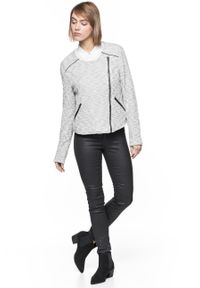Tom Tailor - DAMSKI ŻAKIET TOM TAILOR FEMININE BOUCLE JACKET. Materiał: dzianina. Wzór: melanż #3