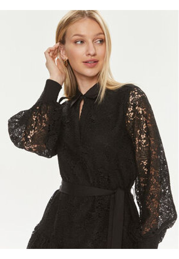 Bruuns Bazaar Sukienka koktajlowa Avril BBW3835 Czarny Regular Fit. Kolor: czarny. Materiał: syntetyk. Styl: wizytowy