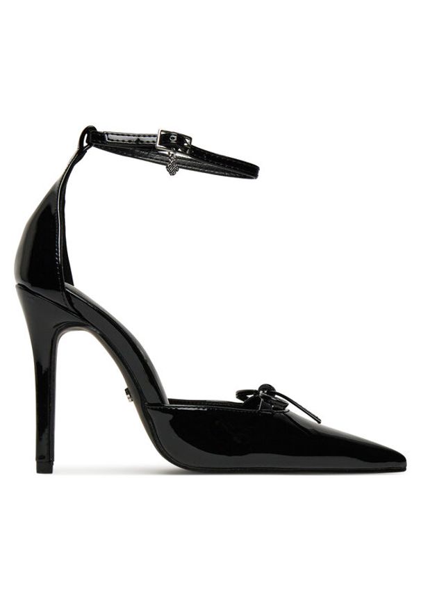 DeeZee Szpilki SX096 Czarny. Kolor: czarny. Materiał: skóra. Obcas: na szpilce