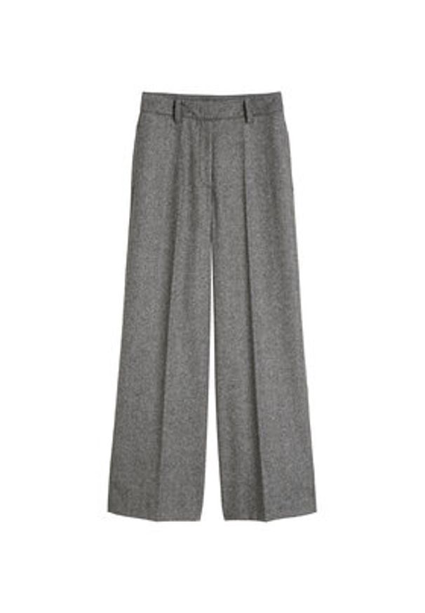 Marc O'Polo Spodnie materiałowe 509 0158 10149 Szary Wide Fit. Kolor: szary. Materiał: wełna, syntetyk