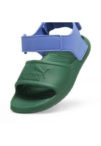 Buty do chodzenia dla dzieci Puma Divecat V2 Injex. Kolor: zielony. Materiał: materiał, syntetyk