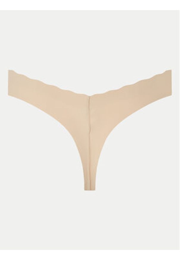 YSABEL MORA - Ysabel Mora Stringi 19338 Beżowy. Kolor: beżowy. Materiał: nylon, poliamid