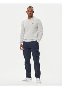 Aeronautica Militare Sweter 252MA1608UL00924 Beżowy Regular Fit. Kolor: beżowy. Materiał: wełna #5